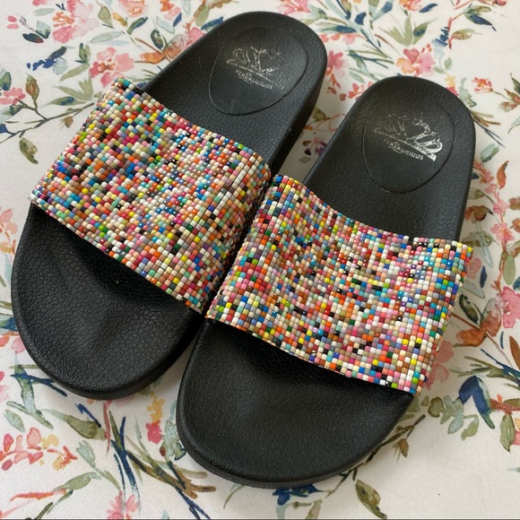 Fergalicious Kandace Slide Sandal Size 7 - Picture 11 of 11